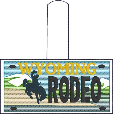 Wyoming State License Plate Design Make your own replica | Etsy