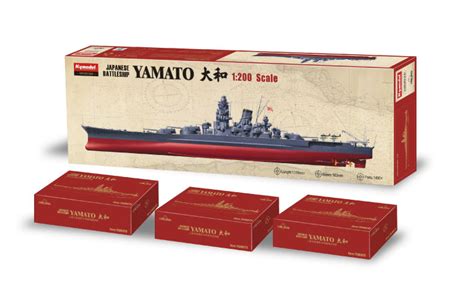 Yamato 1:200 battleship scale model