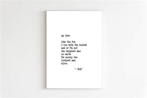 Charles Bukowski Quote, Charles Bukowski Poem, Printable Wall Art ...