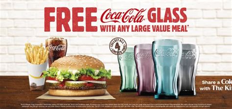 Burger King - Free Coca Cola Glass with Any Large Value Meal Archives - frugal feeds nz