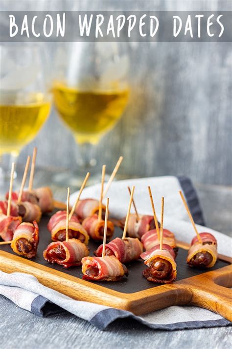 Bacon Wrapped Dates Recipe - Appetizer Addiction