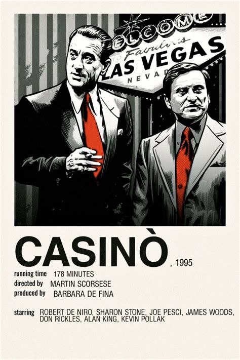 CASINÒ, 1995 | Movie posters minimalist, Classic films posters, Martin scorsese movies