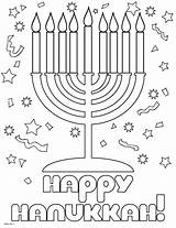 Printable Hanukkah Coloring Pages sketch template