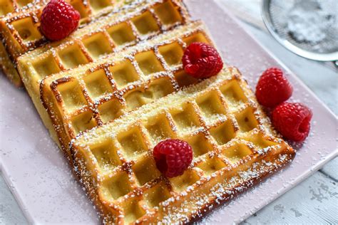 Einfaches Rezept: Belgische Waffeln mit Quark - vintage-diary