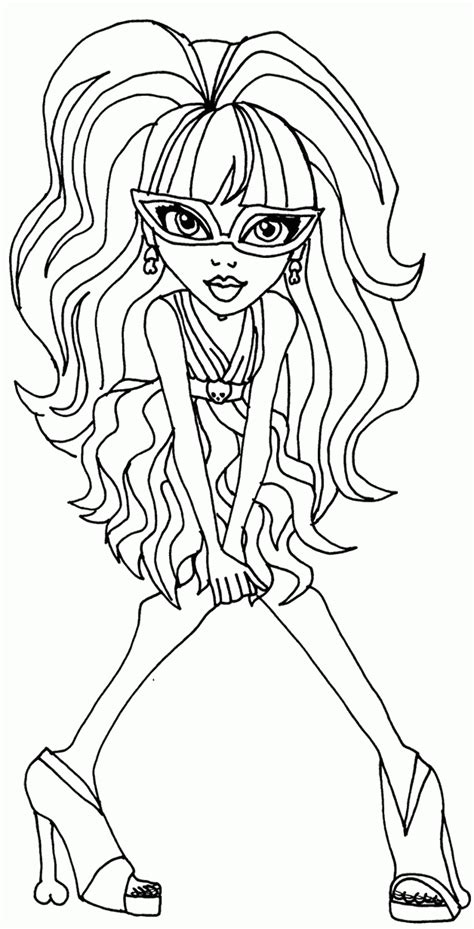 Monster High Pets Coloring Pages - Coloring Home