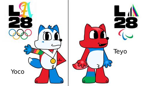 My fanmade LA 2028 mascots! by KittyChopiReal on DeviantArt