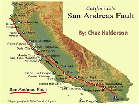 san andres fault line