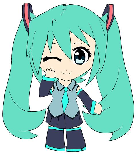 Chibi: Hatsune Miku by animereviewguy on DeviantArt