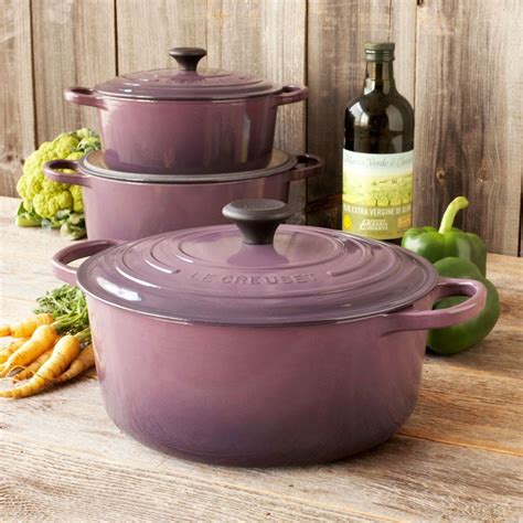 Le Creuset® Signature Cassis Round French Ovens | Sur La Table - love ...