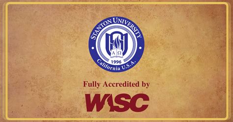 Stanton University is Now Accredited! | Stanton University