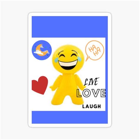 "funny ,loving emoji to enjoy" Sticker by Antoniomark249 | Redbubble