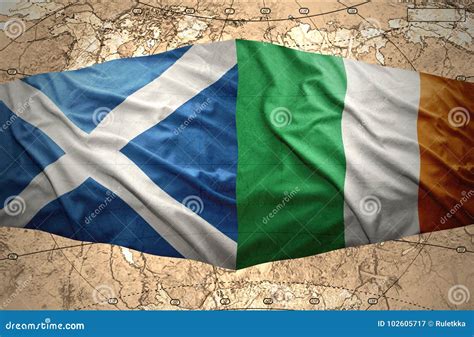 Ireland and Scotland stock illustration. Illustration of cooperation ...