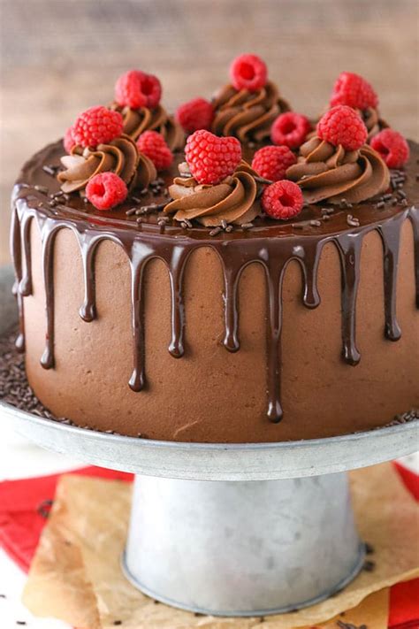 Raspberry Chocolate Layer Cake | Chocolate Cake & Ganache Recipe