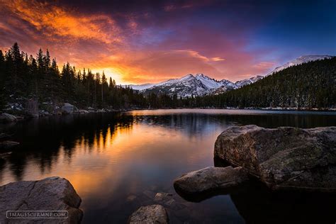 Bear Lake, Longs Peak, sunrise, clouds, pink, Longs Peak, photo | National parks, Rocky mountain ...