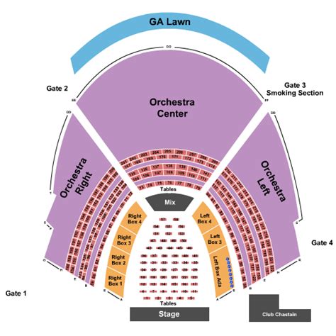 Cadence Bank Amphitheatre at Chastain Park Seating Chart | CloseSeats.com