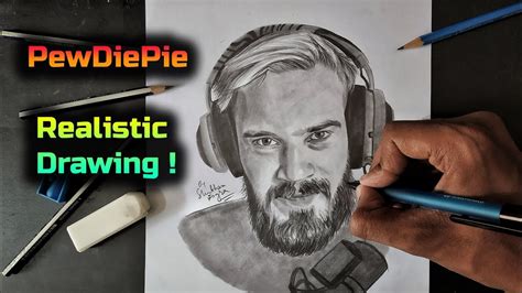 Most popular YouTube creator PewDiePie DRAWING - YouTube