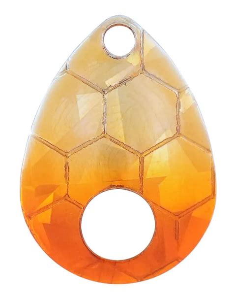 Colorado Size 3 Vibe Hex Gold/Orange Splash - Hagen's Fishing Components