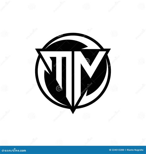 MN Logo Monogram Design Template Stock Vector - Illustration of design ...