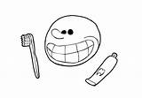 Dibujo De Cepillarse los dientes Para Colorear  Img 15039 sketch template