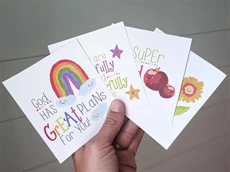 Free Encouragement Cards for Kids | Children's Worship Bulletins Blog