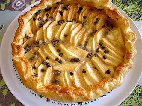 Recette de Tarte aux pommes et aux pépites de chocolat