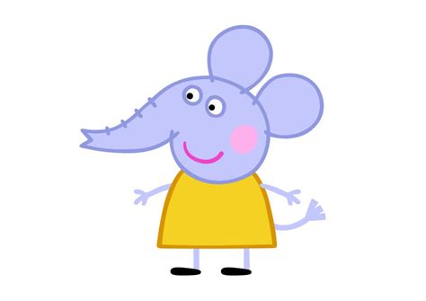 Emily Elephant Peppa Pig Character Free Vector