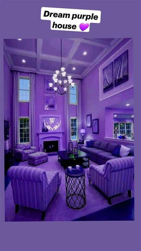 Dream purple house 💜 | Purple home decor, Purple home, Home interior design