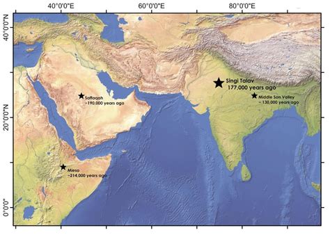 Late Persistence of Human Ancestors at the Margins of the Monsoon in ...