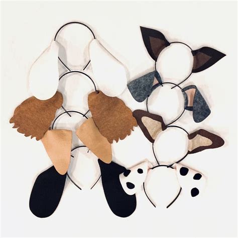 Variety of Puppy Dog Ears headbands birthday party costume | Etsy | Dog ears headband, Puppy ...