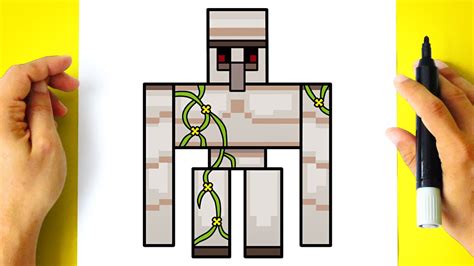 Arriba 50+ golem minecraft dibujo última - vietkidsiq.edu.vn