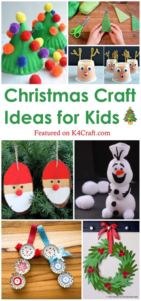 Easy-Christmas-Craft-Ideas-for-Kids-Pin • K4 Craft