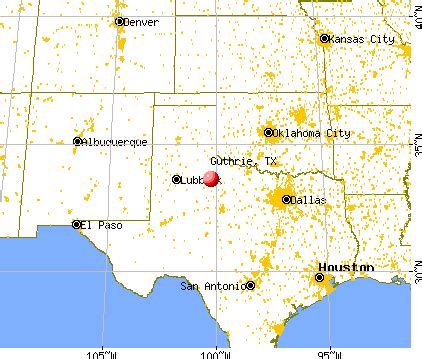 Guthrie, Texas (TX) profile: population, maps, real estate, averages, homes, statistics ...