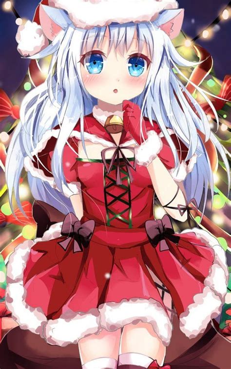 Merry Christmas Anime Girl