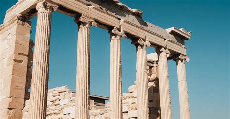 Columns of the Parthenon Temple Ruins in Greece · Free Stock Photo