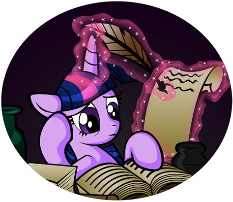 Studying Hard by OmegaSunBurst.deviantart.com | Twilight sparkle, Twilight, Sunset shimmer