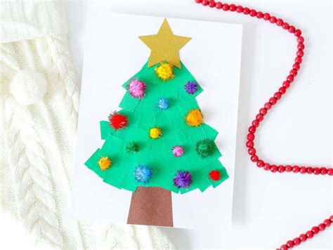 Torn Paper Christmas Tree Kids Craft | Fun365