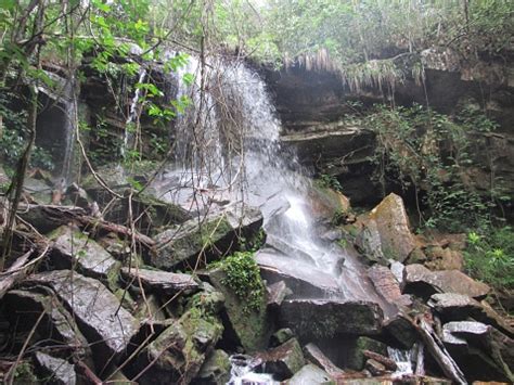 Waterfalls In The Aguas Do Cerrado Circuit Of Chapada Dos Guimaraes City Stock Photo - Download ...