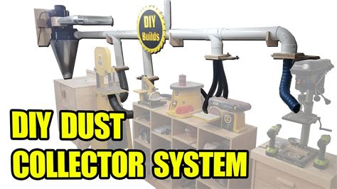 DIY Dust Collector System with Homemade Blast Gates and Automatic Start/Stop Function - YouTube