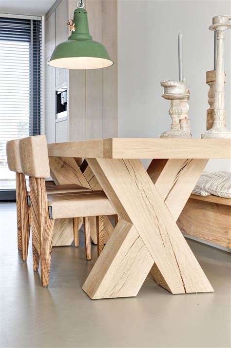 www.vandenkommer.nl | Wood table design, Natural wood table, Wood table