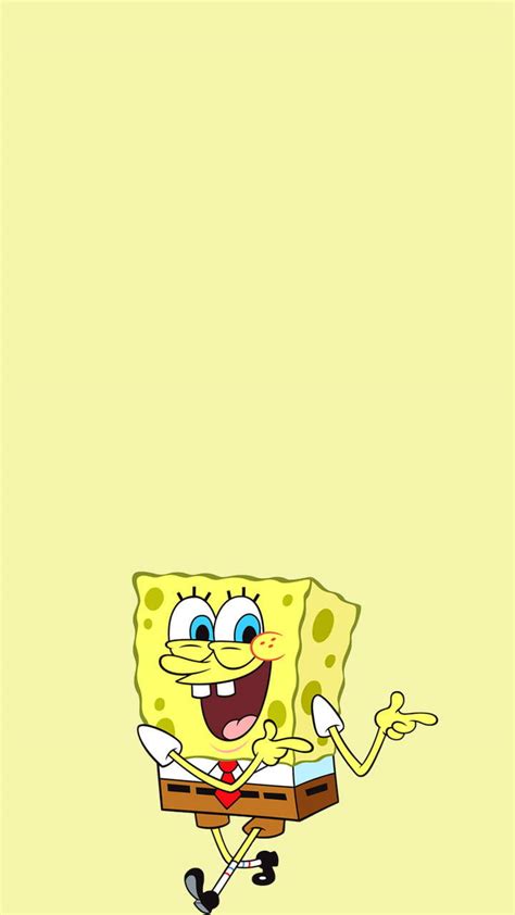 Download Spongebob Squarepants Plain Yellow Phone Wallpaper ...