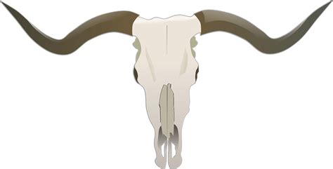 Longhorn Steer Head Clipart