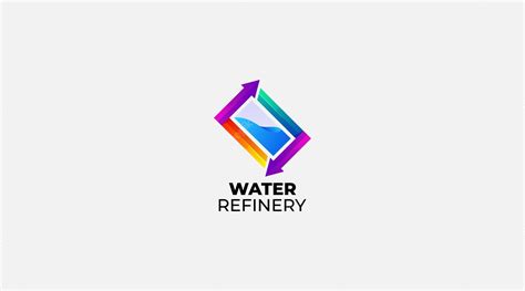 Premium Vector | Water refinery vector logo design illustration