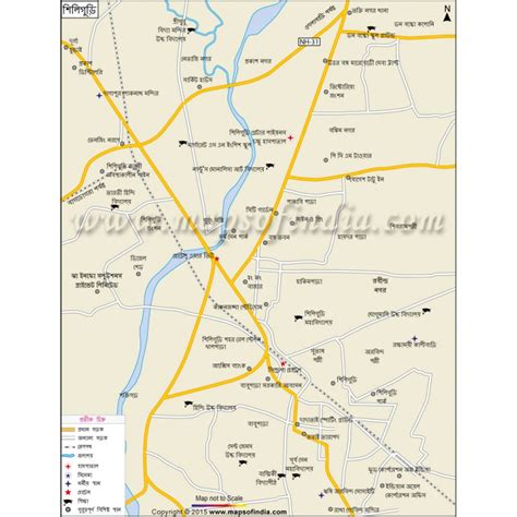 Siliguri In India Map