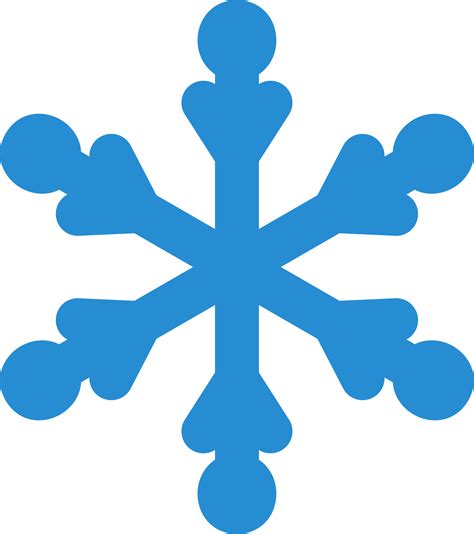 Blue Snowflake Clip Art