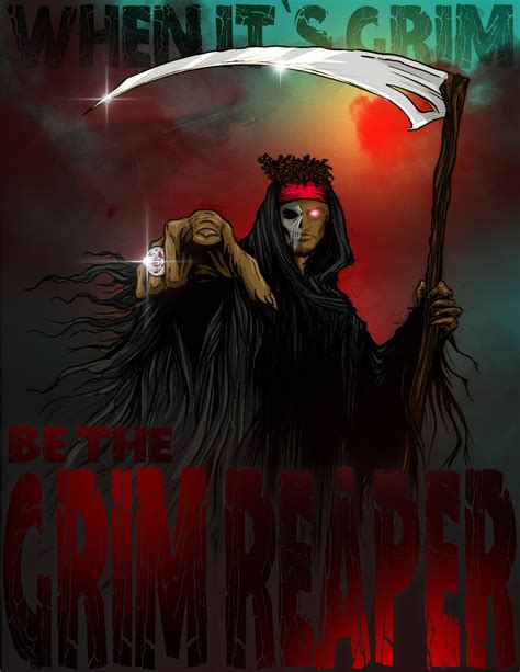 Mahomes Grim Reaper Poster - Etsy