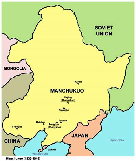 Picture Information: Map of Manchukuo