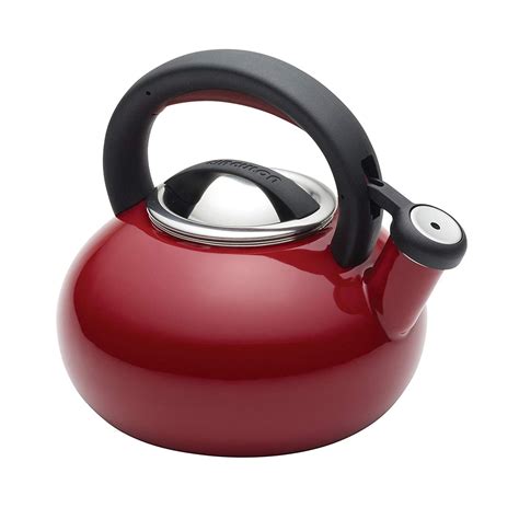 Circulon Sunrise Whistling Tea kettle, 1.4-Liter, Rhubarb Red– Pots and ...