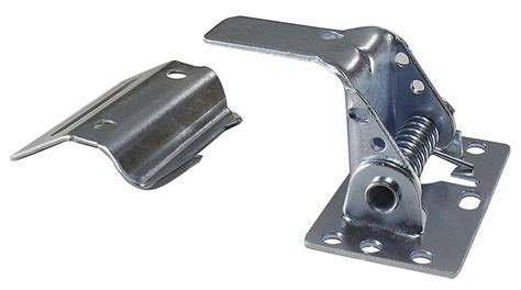 AMERICAN GARAGE DOOR SUPPLY, Steel, Zinc, Automatic Latch with Strike - 5MVH1|AL3103 - Grainger