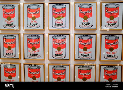 Campbell's Soup Cans (1962) by Andy Warhol in Museum of Modern Art (MoMA).Manhattan,New York ...