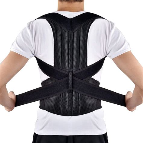 Buy Posture Corrector for Men and Women - HailiCare Spinal Lumbar Support Back Brace ...